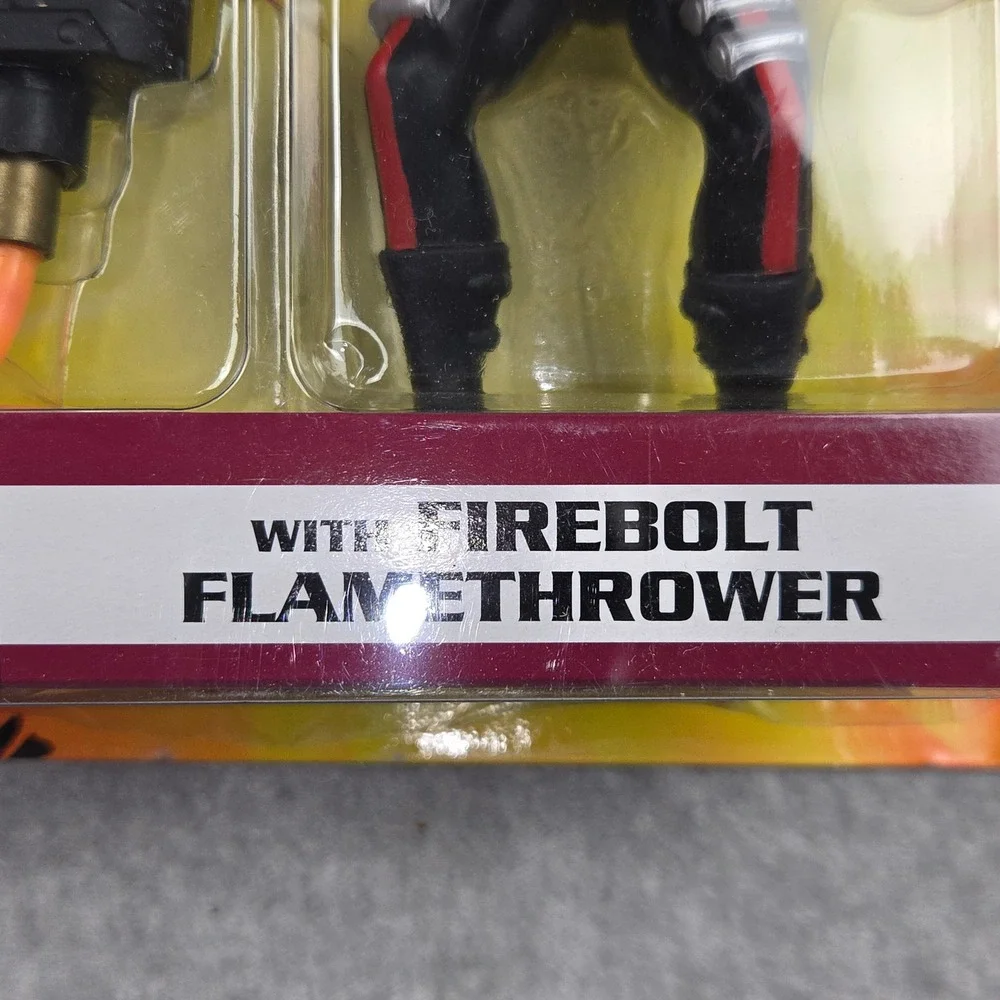 GI Joe Extreme Inferno Action Figure Kenner 1995 Firebolt Flamethrower NIB